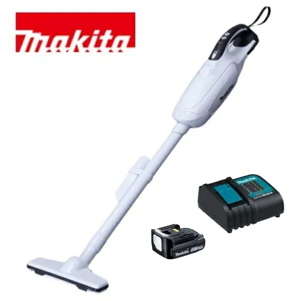 当店だけ！バッテリー充電器も1年保証! マキタ CL142FDRFW　軽量・静音ver コードレス 掃除機 14.4V 紙パック式 CL142FDZW 軽量バッテリー BL1415N