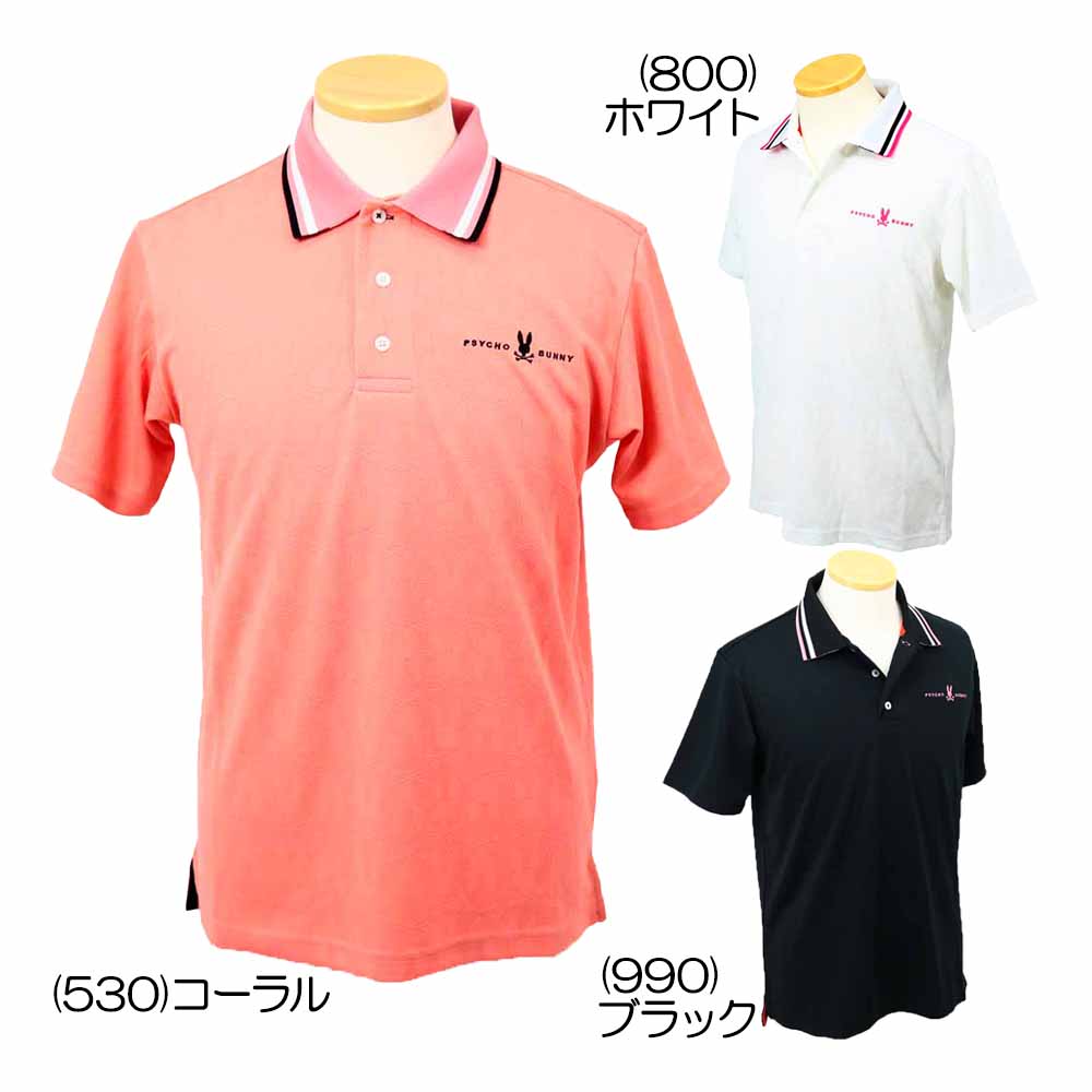シルエットバニージャガード 半袖ポロシャツ GF571 メンズゴルフウェア 春夏 2025