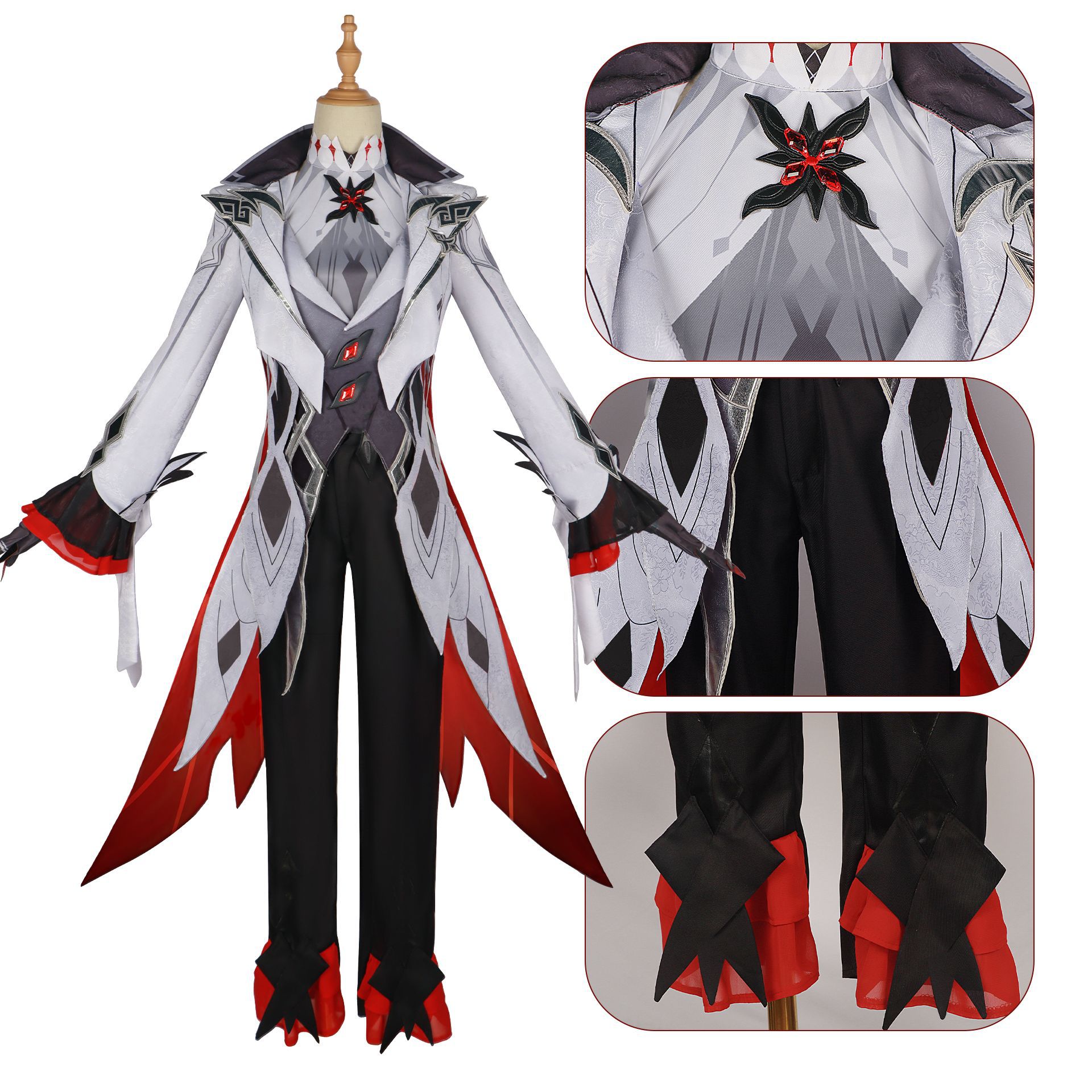 【即納&迅速な出荷】アレッチーノ服ゲーム元神僕人コスプレ服セットハロウィーンコスプレ女