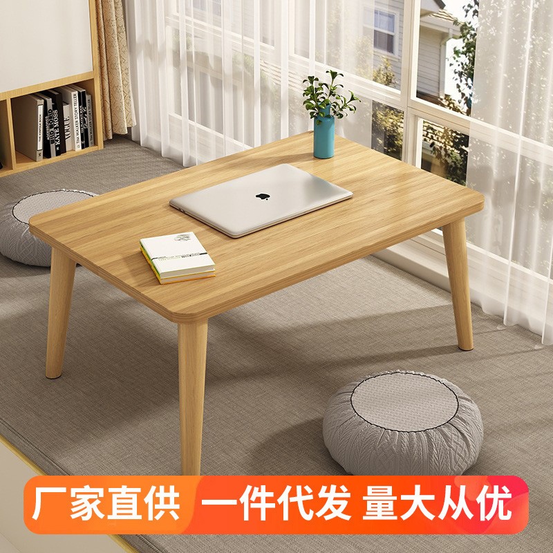 ベッドの小さなテーブル怠zyなラップトップスタンド頑丈な木製の脚コンピューターデスクオフィスデスク学生の寮に座っている本を書く