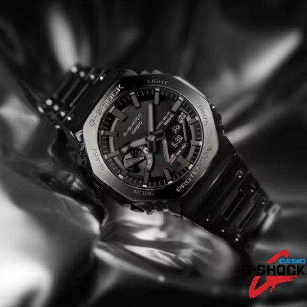 G-SHOCK GM-B2100BD-1A ジーアルオーク フルメタル タフソーラー Bluetooth スポーツウォッチ アウトドアウォッチ レジャーウォッチ