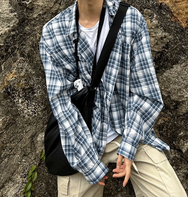 [COSYHARU公式] Simon Check Overshirt