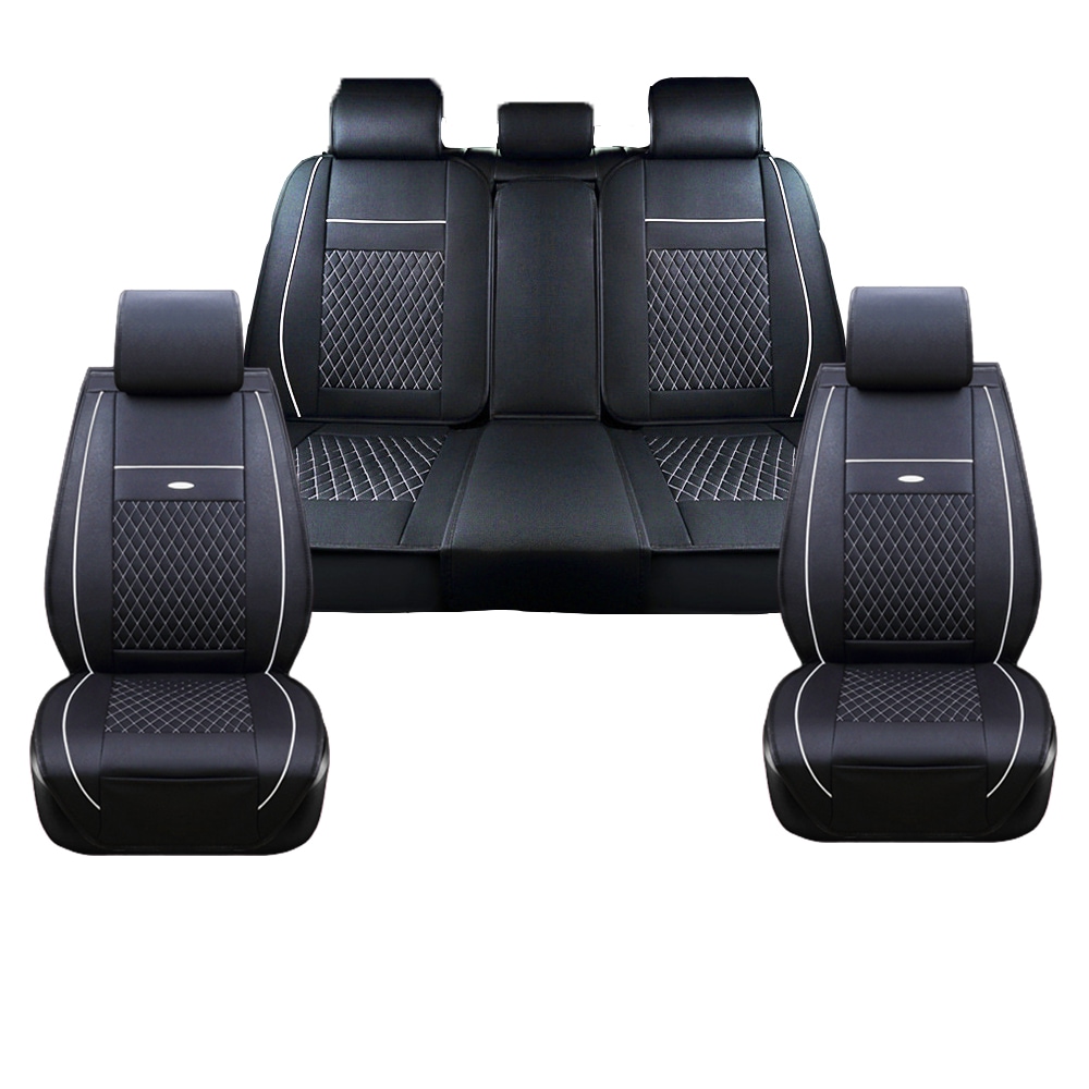 シートカバー 車 1台分 レザー 前席 セカンドシート PVC 汎用 防水 運転席 後部座席 安い おしゃれ 高級 ホンダ トヨタ対応