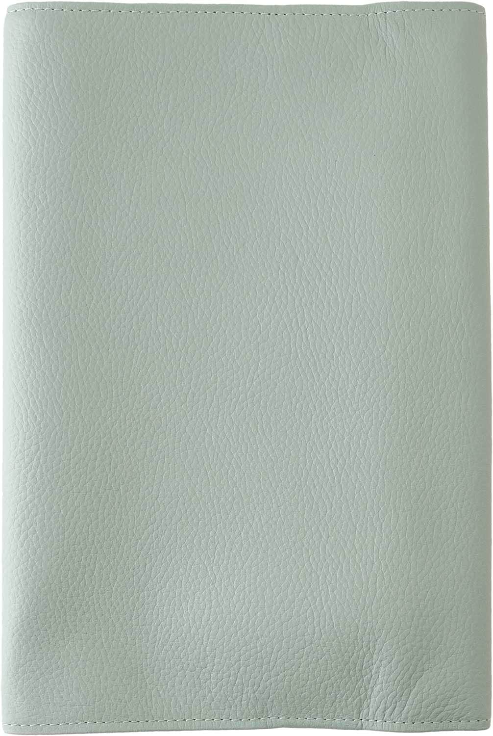 スリップオン(SLIP-ON) フリータイプ四六判ブックカバー OSL ソフトレザー 本革 セージグリーン OSL-4501-SGR