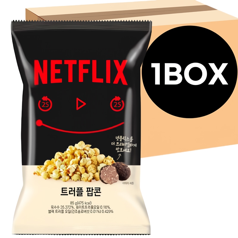 【%OFF】 [NETFLIX] ]ネットフリックス Truffle Popcorn トリュフ ポップ 85g x12個 (1箱)
