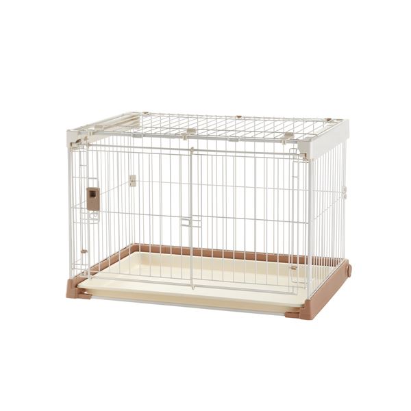 お掃除簡単ペットケージ 900 ブラウン (ペット住関連用品/ケイジ・サークル/犬用ケイジ)