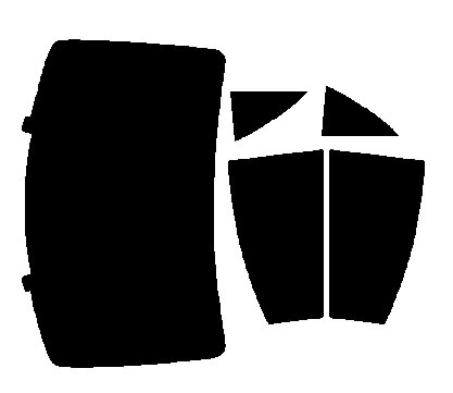 リア (b) ベンツ CLSクラス W218 カット済み カーフィルム 218359C 218373 218374