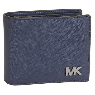 マイケルコース 財布 メンズ 二つ折り財布 アウトレット ネイビー COOPER BILLFOLD W PASSCASE 36S5LCOF2U-NAVY MICHAEL KORS 6,527円