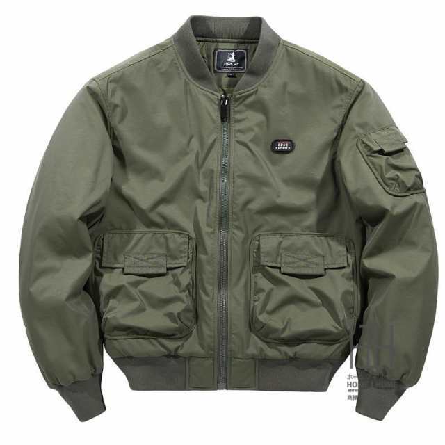 【本日限定】ミリタリージャケット ma1 メンズ ワークマン フライトジャケット 中綿入り 中綿ジャケット メンズコート キルティングコート ジャンパー