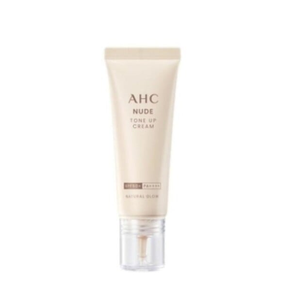 AHC ヌードトーンアップクリーム ナチュラルグロー 40ml(SPF50+)x4個