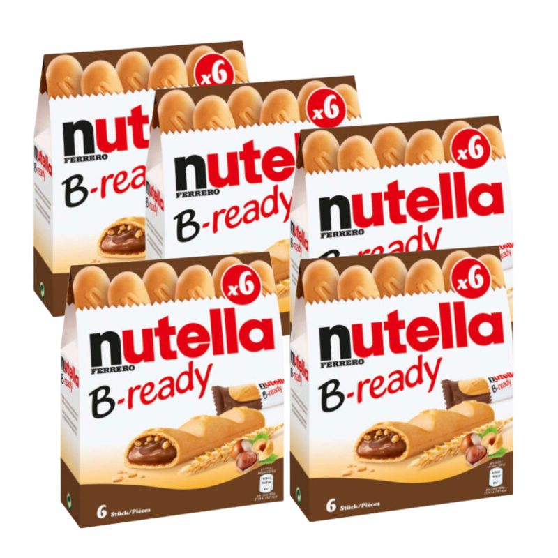 Nutella Bready フェレロチョコバー 22gX 6本入 132g x 5個