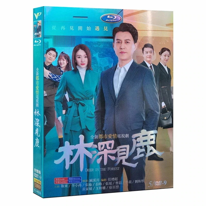 （日本語字幕なし）中国ドラマ『林深見鹿』靳東 李小冉 中国語発音字幕 経済版DVD5枚セット 全40話