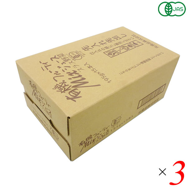 光食品 有機フルーティ－Mixジュース プラス野菜 3ケース(15本3)