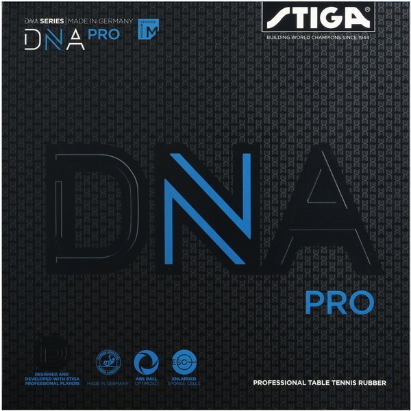 スティガ DNA PRO M ブラック 厚 [卓球ラバー]