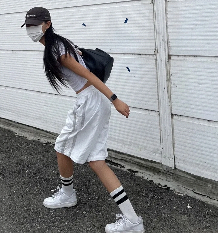 [長ズボン半ズボン可/unisex] 2列 ナイロン スリーウェイ パンツ