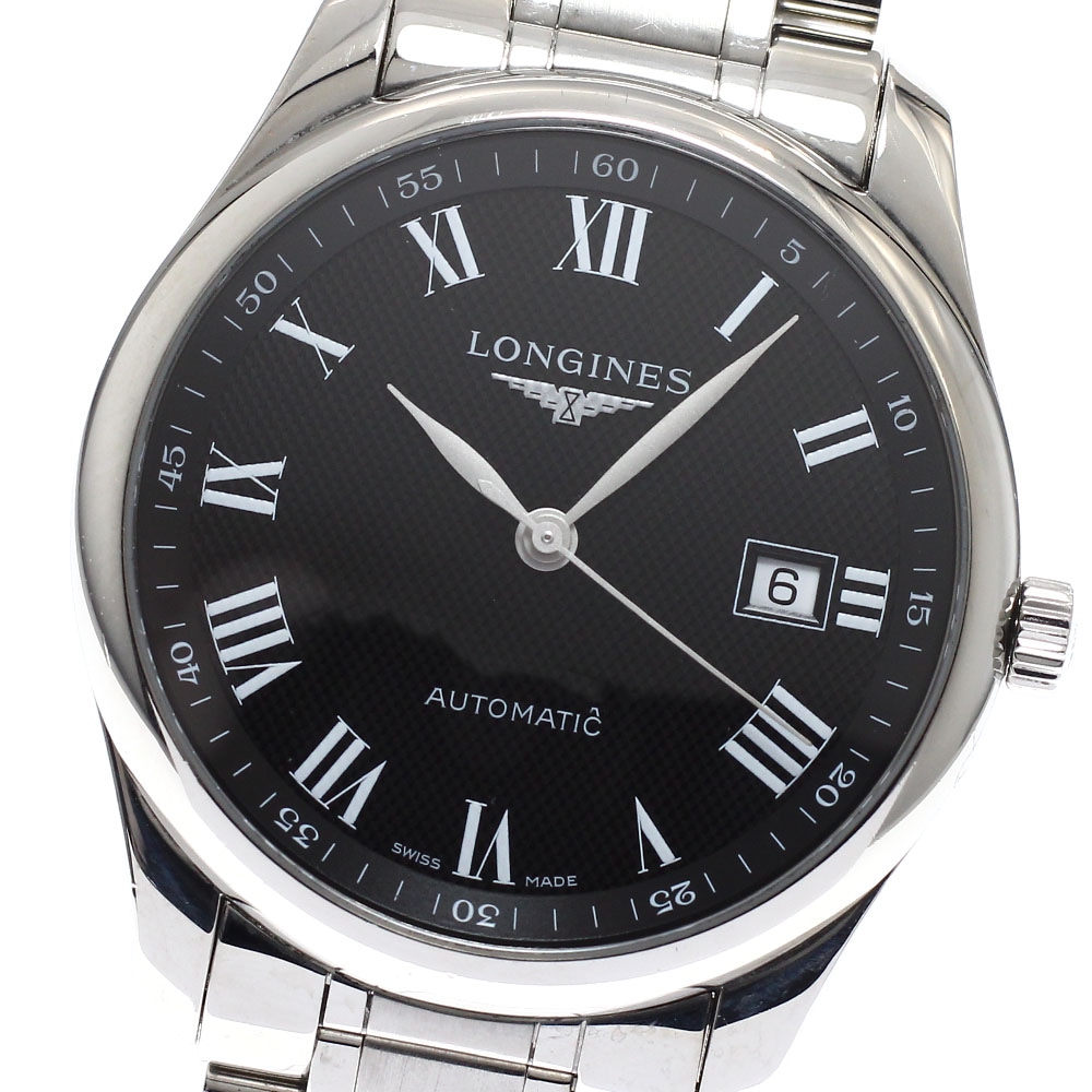 ロンジン LONGINES L2.793.4 マスターコレクション デイト 自動巻き メンズ 保証書付き_935932【中古】
