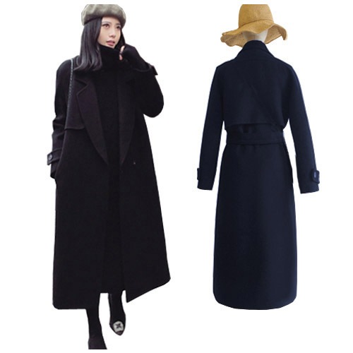 チェスターコート アウター カジュアル レディース ロング ロングコート ブラック ネイビー 秋冬 1919