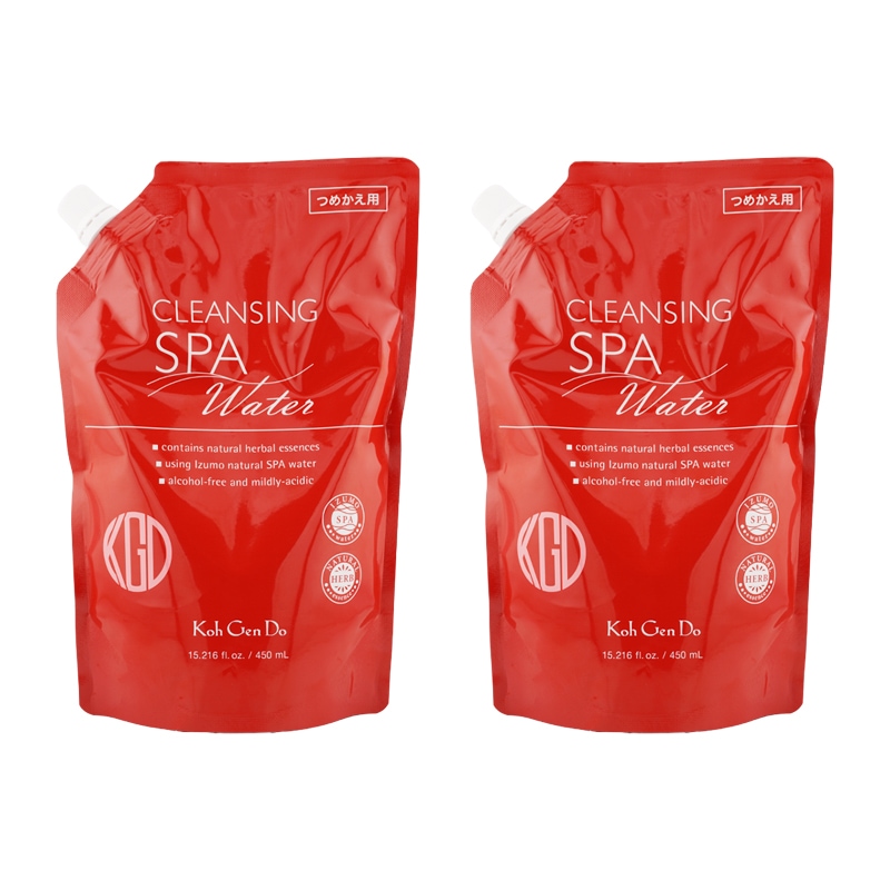 [2個セット]クレンジングウォーター 450mL つめかえ用 保湿成分 まつエク 6種のハーブエキス W洗顔不要 [ギフトラッピング対応]