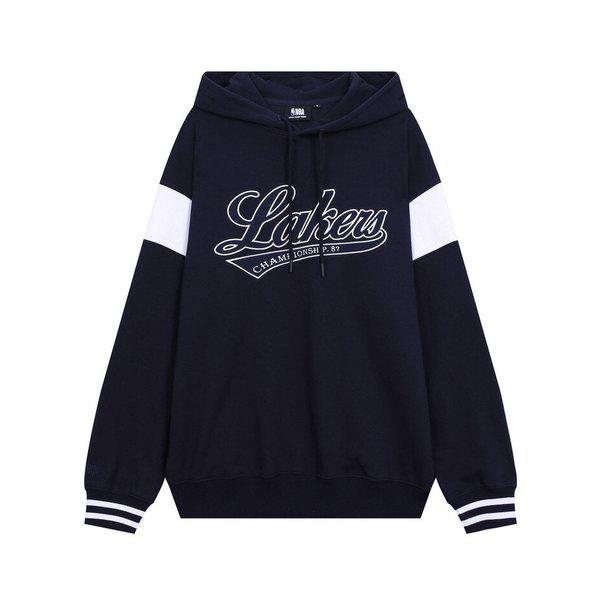 LALチーム カラーブロック レタリング フード付きTシャツ(N251TH031P)06_DG