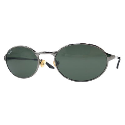 中古 Ray-Ban サングラス Qoo10] Rayban 美品 ヴィンテージ シルバー ブルー メ