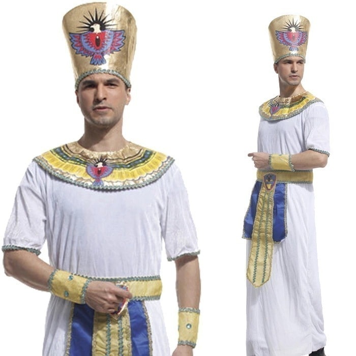 【2枚購入で1oo円OFF】ハロウィン衣装 男性用 大人用 コスプレ衣装　エジプト　ファラオ　ハロウィン　衣装　大人　ハロウィーン　コスチューム　仮装　男性用　王様　キャラクター　 Halloween