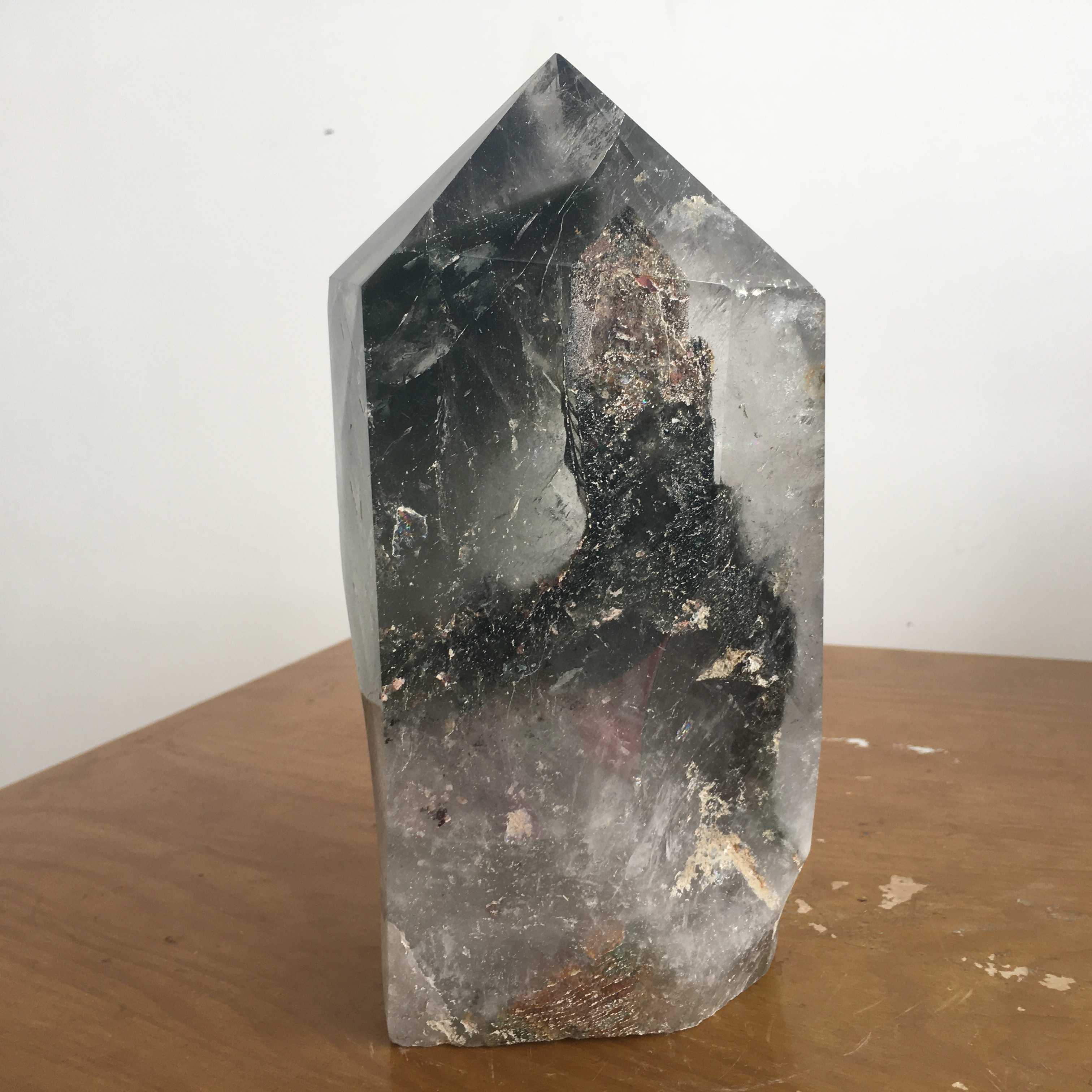 绿幽灵摆件，天然水晶，2586g 180,000円