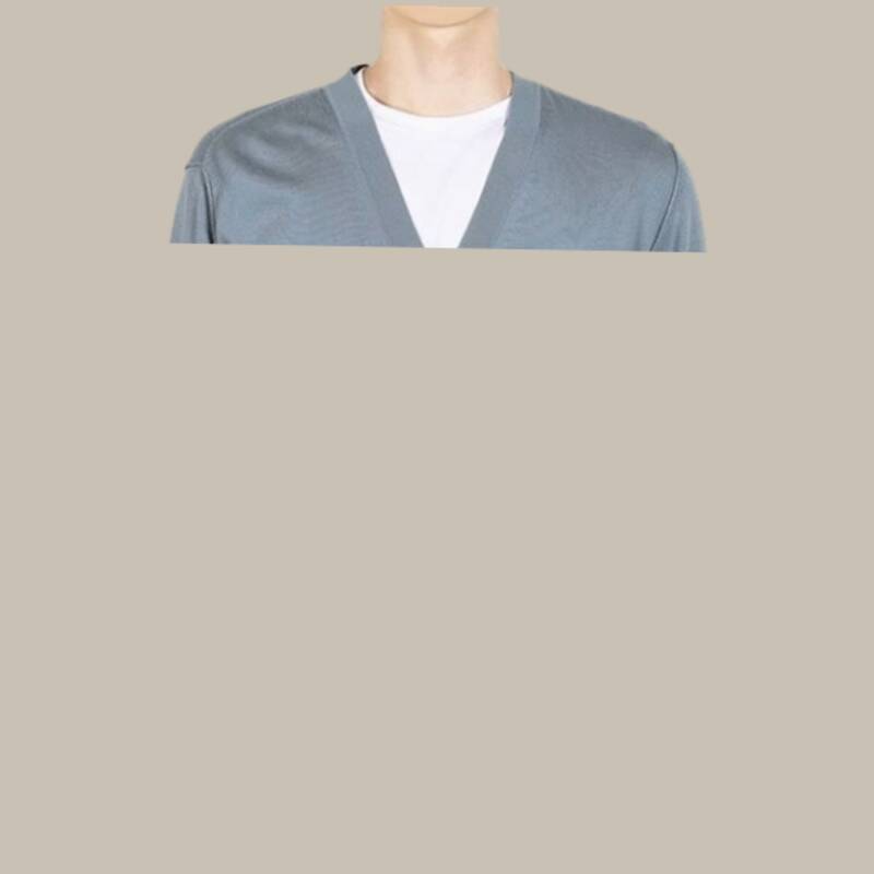 남성 렌즈 와펜 패치 가디건(블루) 18CMKN076A 004037A 872 271586 1470998