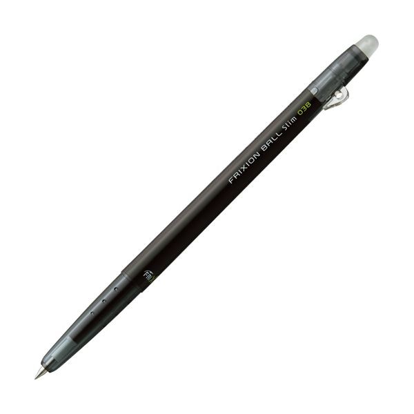 （まとめ） パイロット ゲルインキボールペンフリクションボールスリム038 ブラック LFBS-18UF-B 1本 (×30セット)
