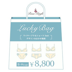 リサマリ　D70　ブラ/ショーツセット　Risa Magli 福袋 Risa Magli 【予約商品12月31日お届け】【福袋】リサマリ 2024年
