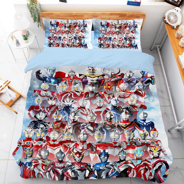 ウルトラマン　ウルトラマンショップ　クッションカバー　ブランケット　セット ウルトラマン ウルトラマンショップ クッションカバー