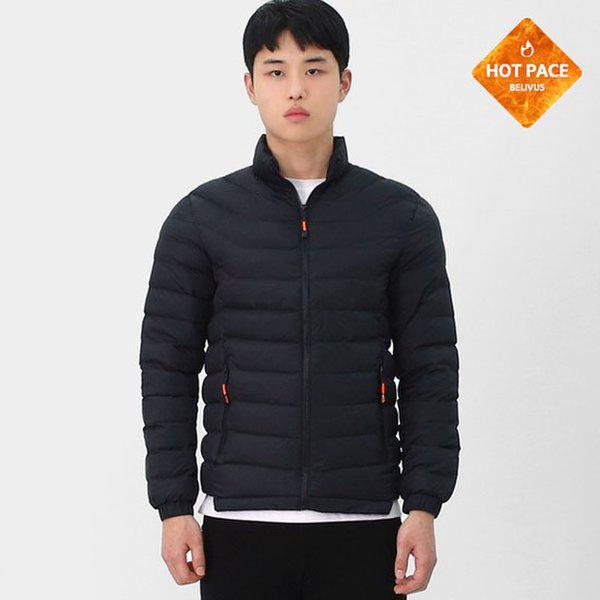 ビリバース メンズ エッセンシャル ライト ハイネック スリム 軽量パディング ジャンパー BDK015