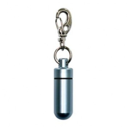 ペット供養 遺骨カプセル 小 キーホルダー ライトブルー H3.2cm 10入 060369