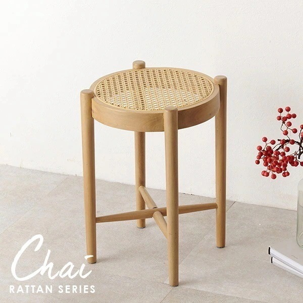 椅子 かわいい 天然木 カフェ風 かごめ編み ラタン サイドテーブル 韓国インテリア チェア 北欧 おしゃれ ナチュラル コンパクト ナチュラル