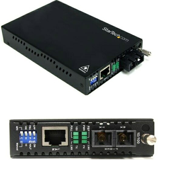 StarTech.com [ET90110SC2] イーサネット光メディアコンバータ Etherne