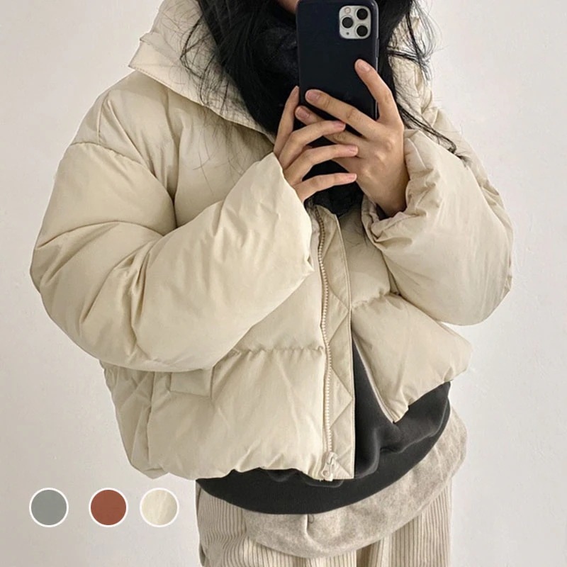 人気 コート中綿 ジャケット きれいめ おしゃれ かわいい アウター ショートコート 防寒 無地