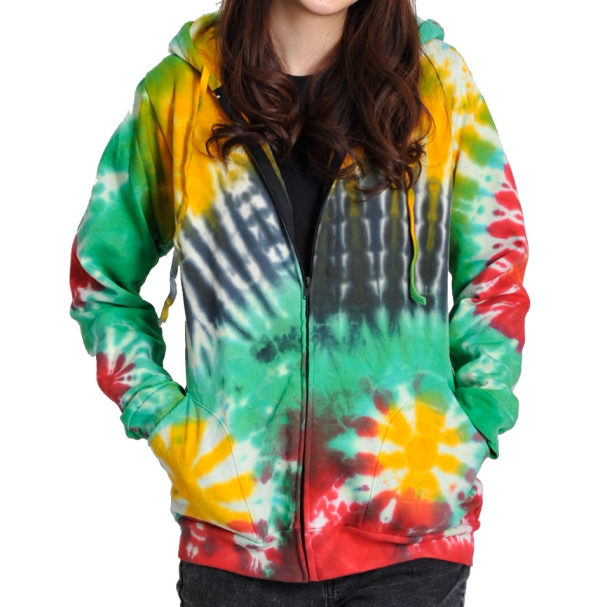 パーカー メンズ レディース 裏起毛 秋冬 ジップアップ タイダイ 染め 柄 総柄 長袖 トップス 羽織 アウター 裏フリース ロング 大きいサイズ オーバーサイズ 裏起毛パーカー ジップパーカー ジ