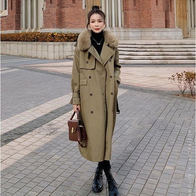 Qoo10 モッズコート レディース ファー付き ロ レディース服