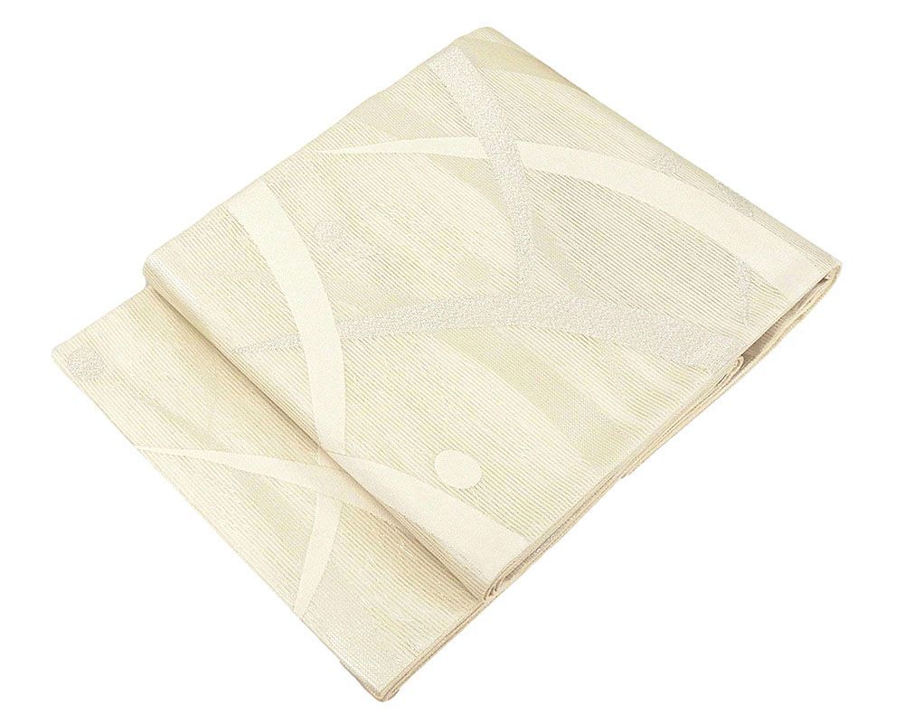 夏物 袋帯 新品仕立済 正絹 夏物 姫野織物謹製 露芝模様 紗袋帯 新品 仕立て上がり y1270