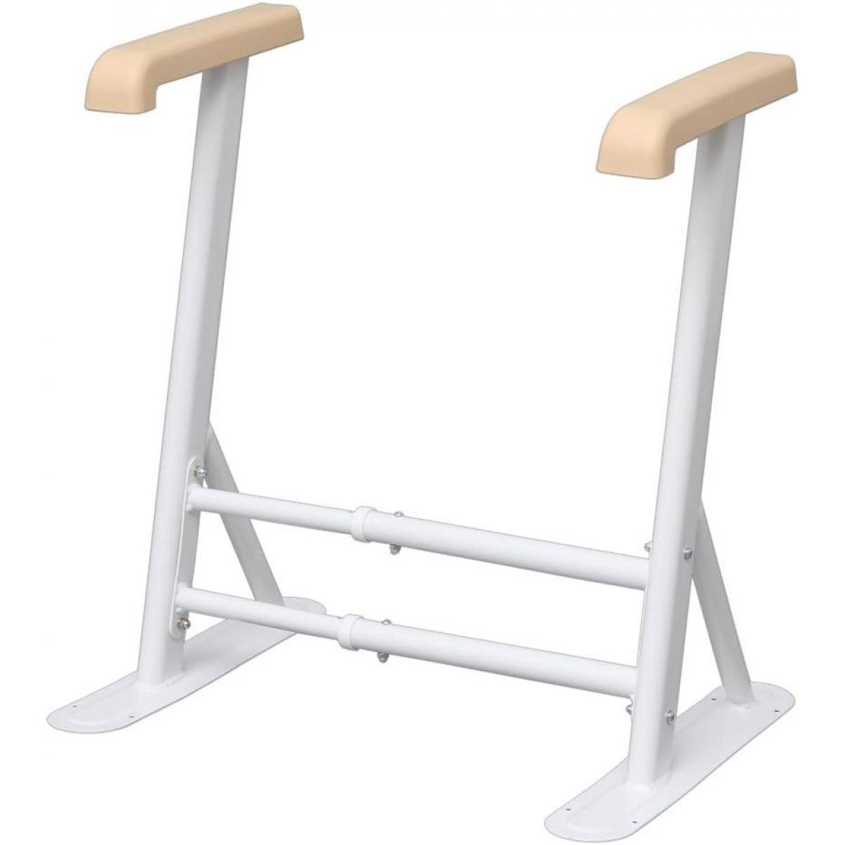 アイリスオーヤマ トイレ手すり TRT-64A 5段階調節 トイレ用 手すり 工事不要 サポート ホワイト サポート用 立ち上がり 補助 介護