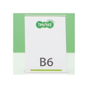 （まとめ） TANOSEE 再生PETサインスタンド 片面用 B6タテ 1個 [x30セット]