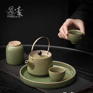 家庭用茶器 茶道具 居間 オフィスです ポット1つです コップ2つです 茶盘 セットアップ プレゼント