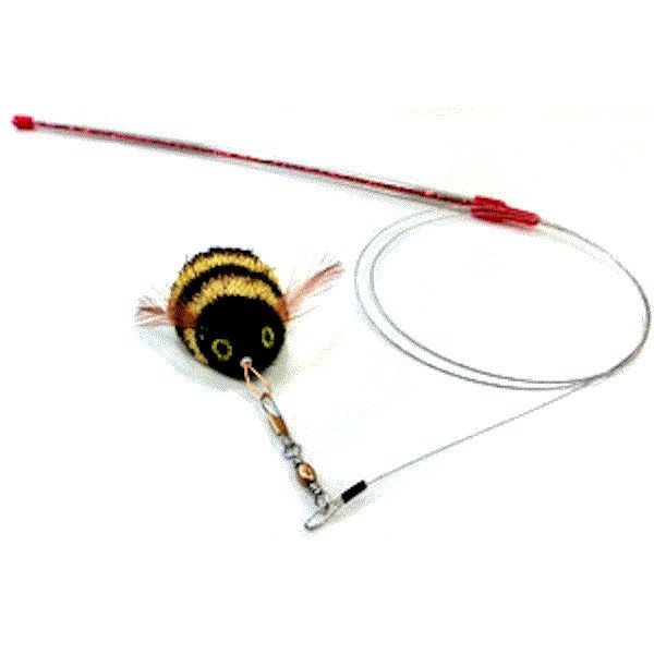 猫じゃらし フォーユー ダ・ビー【2個セット】猫用おもちゃ 運動不足 ストレス解消 ネズミ アメリカ製