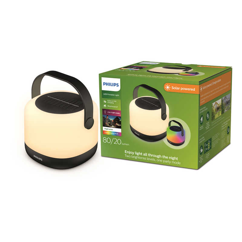 フィリップス　PHILIPS　ソーラー充電フルカラーランタン　ALU30K