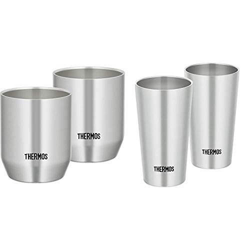 サーモス 真空断熱カップ 360ml ステンレス JDH-360P S & 真空断熱タンブラー 2個セット 300ml ステンレス JDI-300P S【セット買い】 4,789円