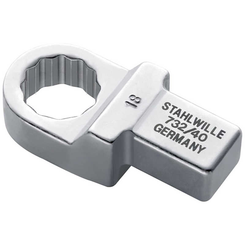 STAHLWILLE　ジョイントサイズ14×18mm トルクレンチ用差替メガネヘッド インチサイズ 1/2　732A/40-1/2