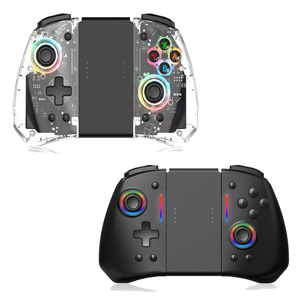 Nintendo Switch グレー【プロコン＆グリップコントローラー付き】 Switch グリップ コントローラー プロコン ターボ連射 有線