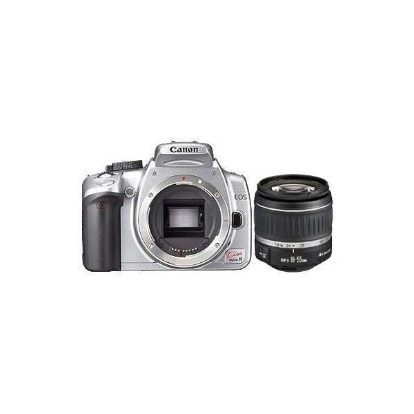 【中古】キヤノン Canon EOS KISS デジタル N シルバー レンズキット