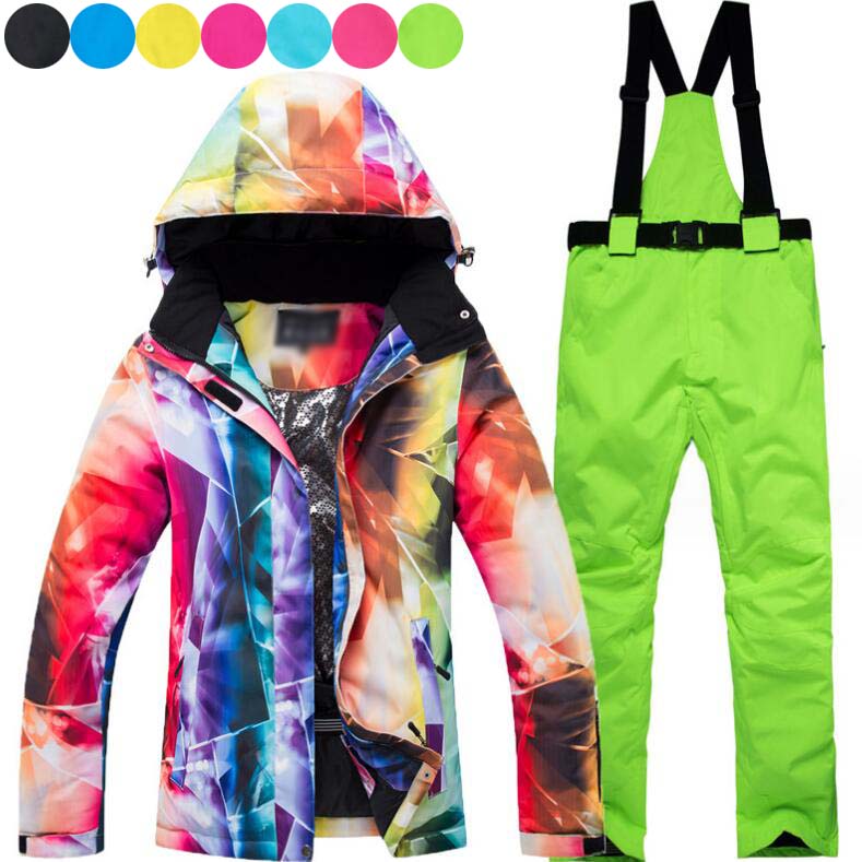 新作セールスキーウェア 暖かい ボードウェア スノーウェア スノーボードウェア 女性用スノボウェア スノボーウェア 可愛い アウトドア スノーボード スキー サスペンダー 防水 大きいサイズ レディー