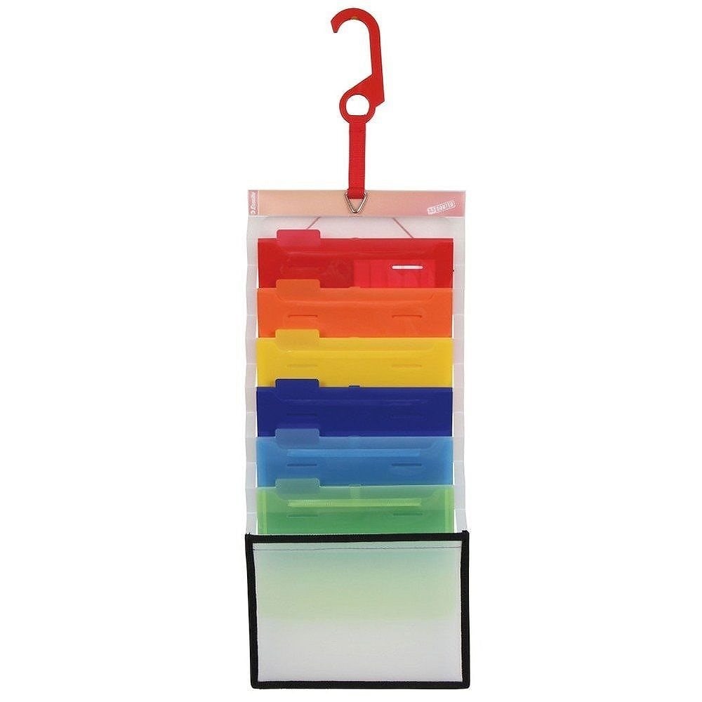 （まとめ買い）エセルテ A5ソーテッド 6段 レインボーカラー 22360 [x3]