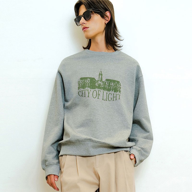 City of Light Sweatshirt [Melange Gray]